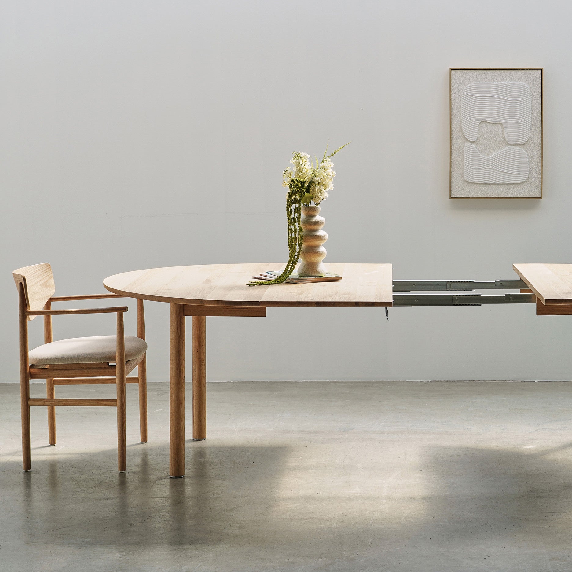 Auszugsplatte - Colo Ø120 Esstisch